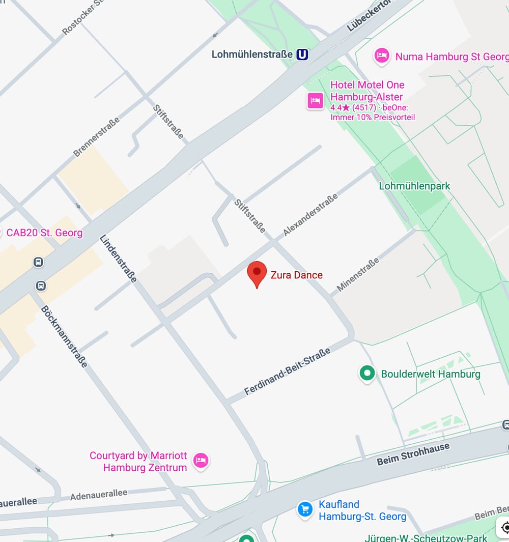 Zura Dance auf Google Maps ansehen – Kulturladen St. Georg, Alexanderstraße 16, 20099 Hamburg